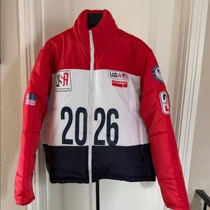 Red, White and Blue 2026 copy of the Team USA Olympic Jacket